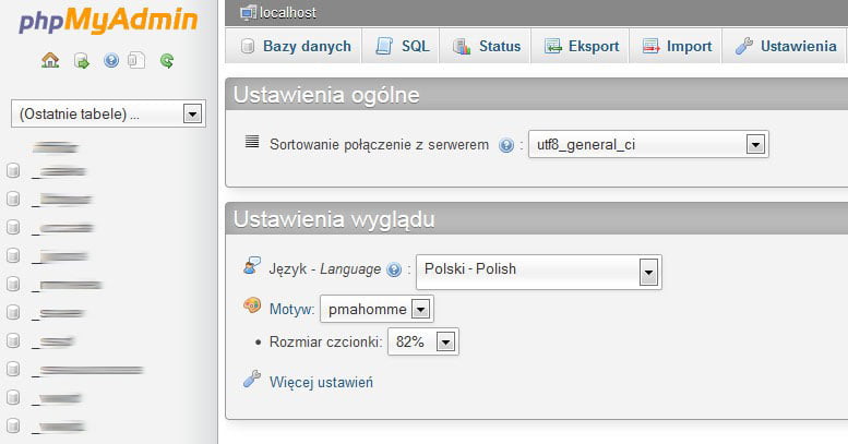 Instalacja menadżera bazy danych phpmyadmin Ubuntu/Debian